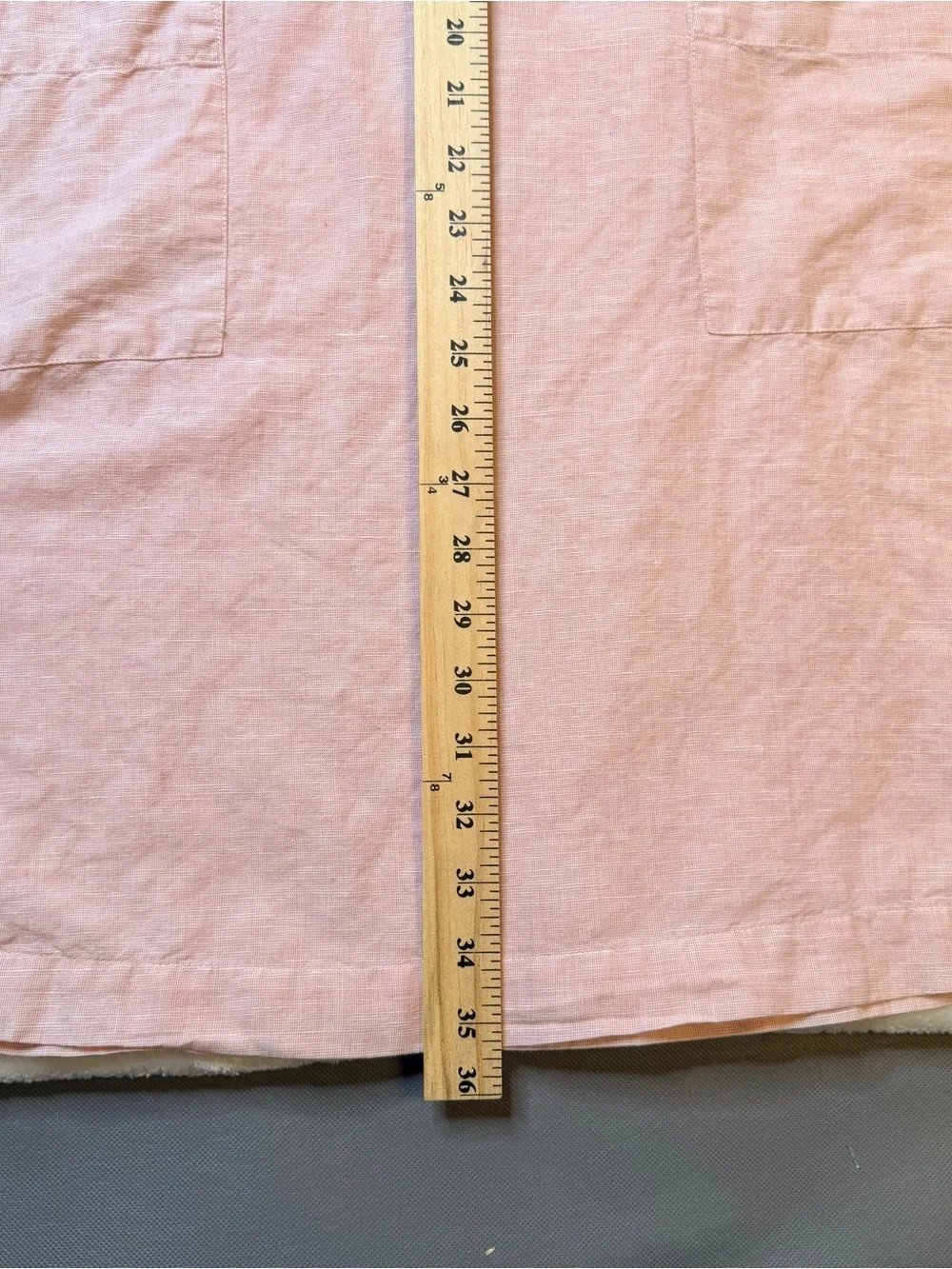 Vintage J.‎ Crew Original Beachwear. Pink Linen-Blend Tunic dress,beach,coastal